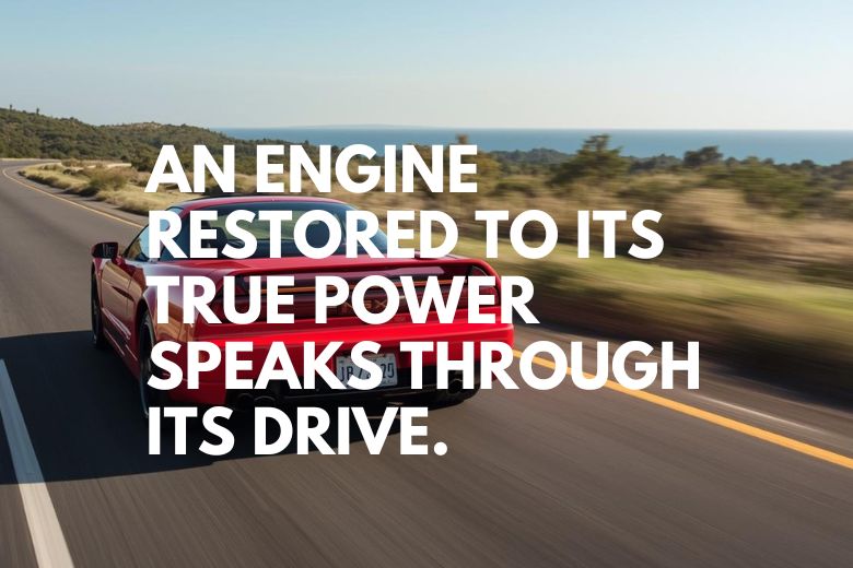 本来の力を取り戻したエンジンは、走りで語る。