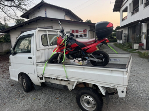 乗らなくなって１年間大事に保管していたKSR-Ⅱ